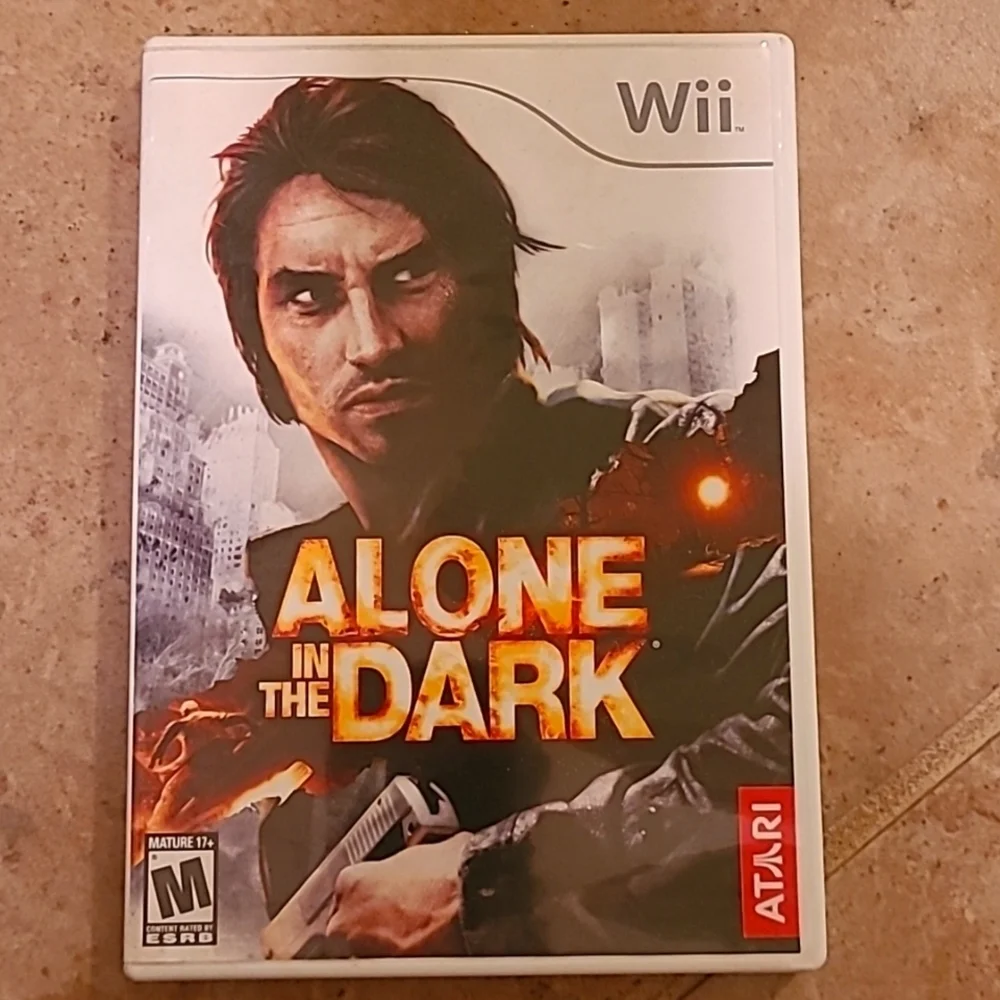 Nintendo Wii Alone In The Dark Disk Game Hard Shell Case Instruction Booklet - Picture 1 of 5